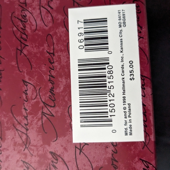 Hallmark blown glass sugarplum cottage - Picture 2 of 5